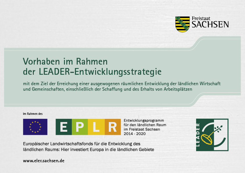 Förderlogo LEADER – Durchführung der lokalen Entwicklungsstrategie