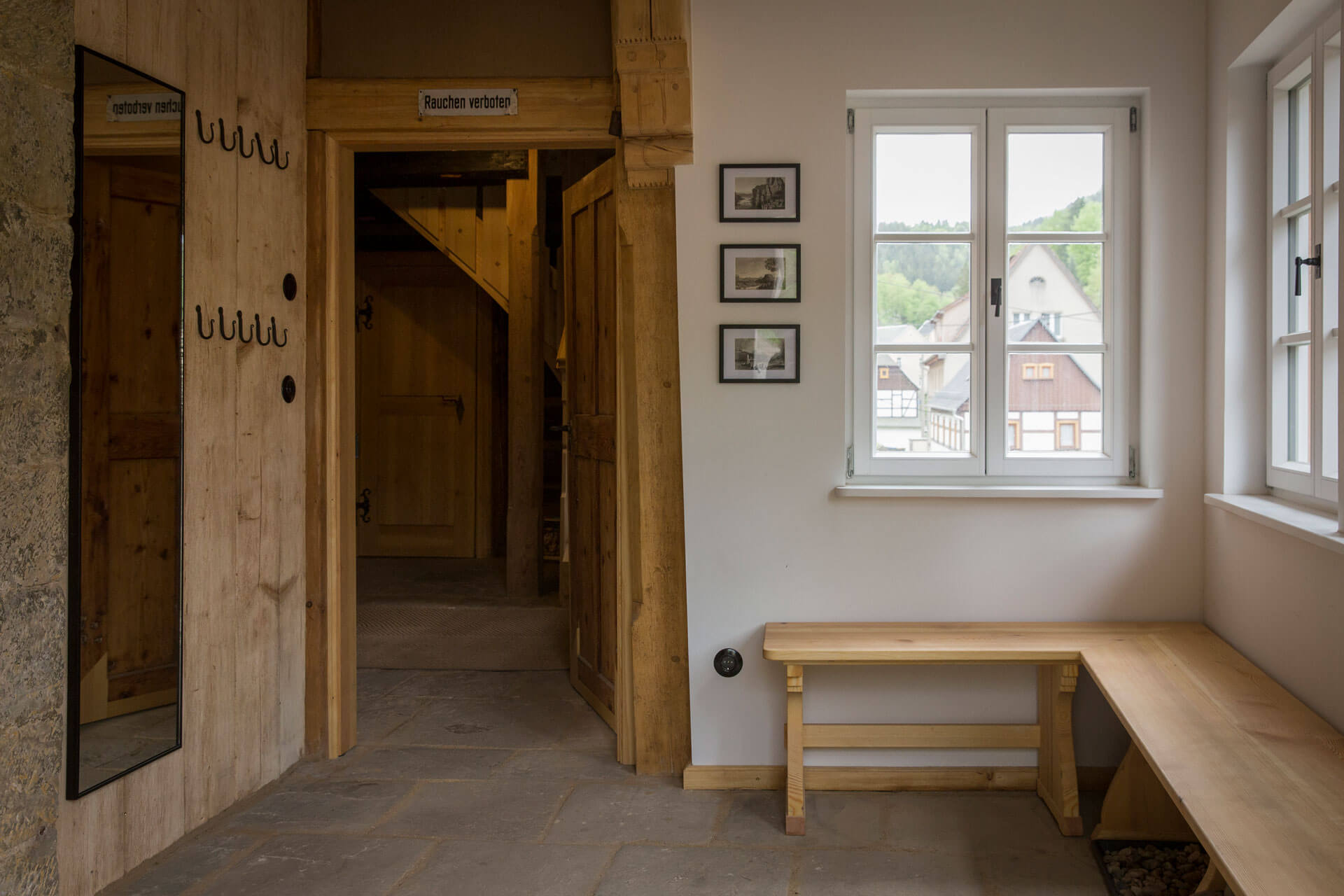 Ferienwohnung Elbschifferhaus – Umgebinde 1657